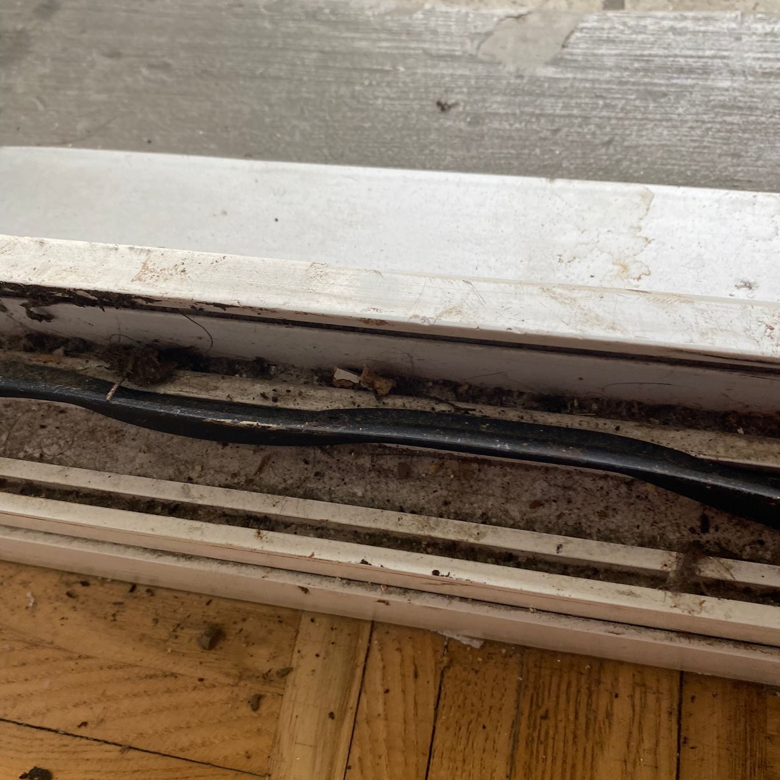 Starker Verschmutzungsgrad