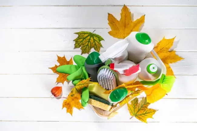 Herbstreinigungskonzept