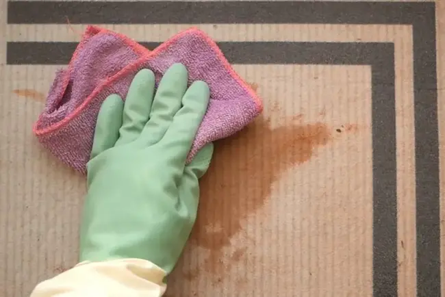 Fleck am Teppich entfernen Fleck am Teppich entfernen